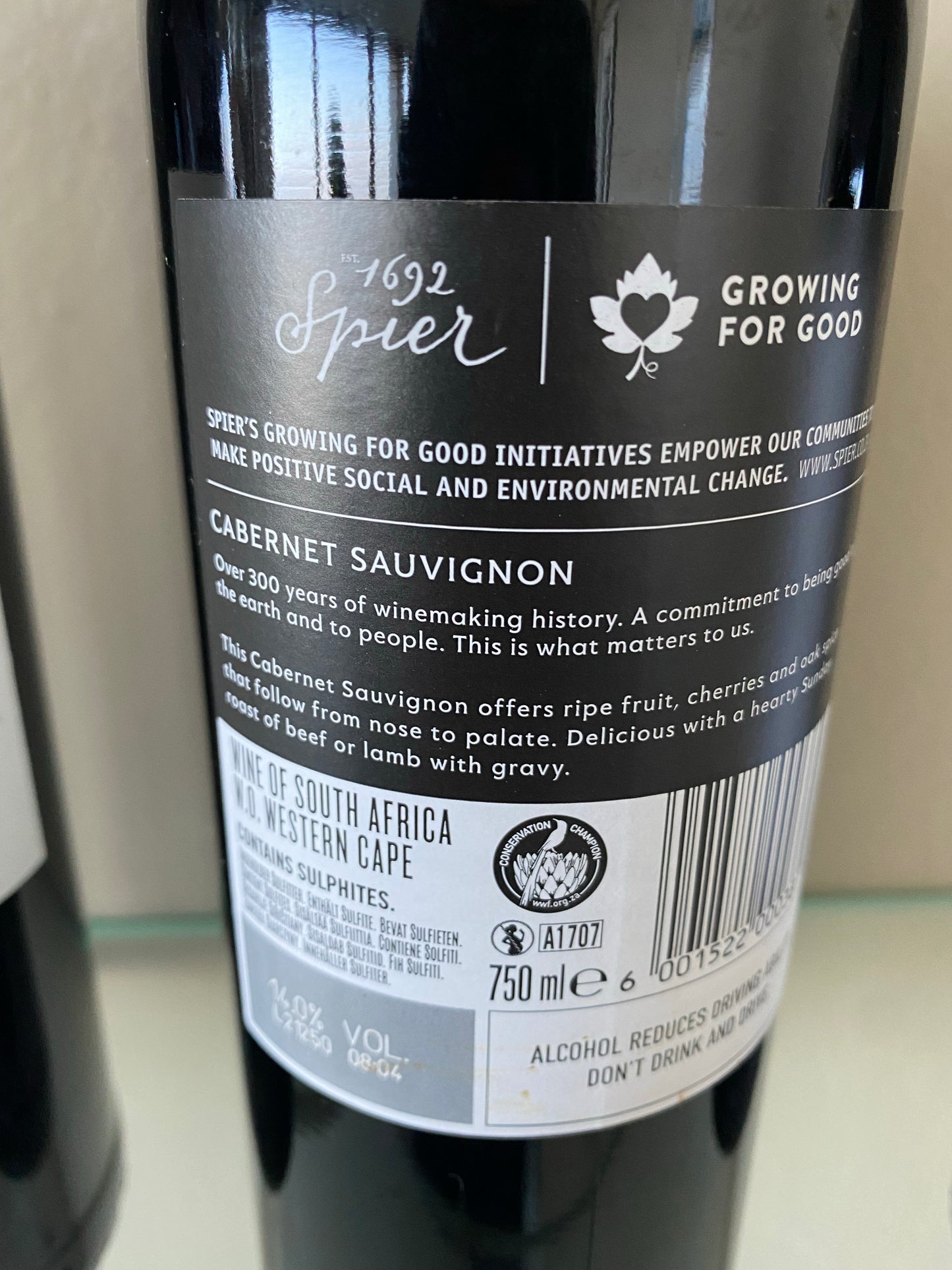 Red Wine - Spier 1962